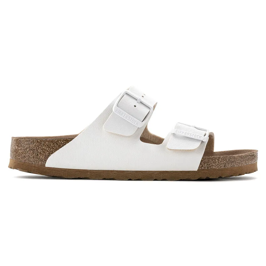 Birkenstock Women's Vegan Arizona BS White sold by Orleans Shoe Co. product image thumbnail 3