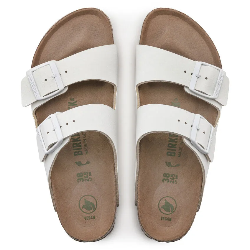 Birkenstock Women's Vegan Arizona BS White sold by Orleans Shoe Co. product image thumbnail 5