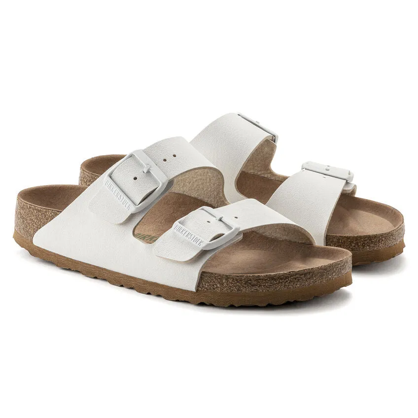 Birkenstock Women's Vegan Arizona BS White sold by Orleans Shoe Co. product image thumbnail 4
