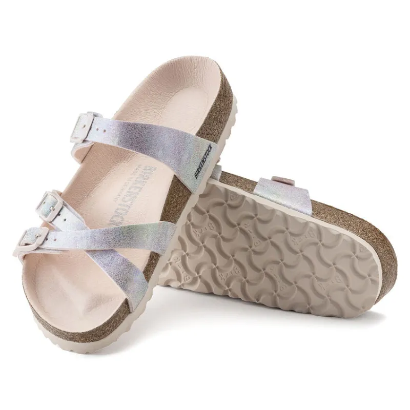 Birkenstock Women's Franca Iridescent Light Rose sold by Orleans Shoe Co.