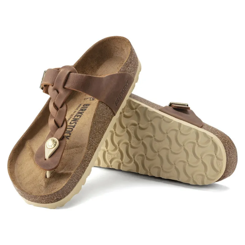 Birkenstock Women's Gizeh Braided Cognac sold by Orleans Shoe Co.