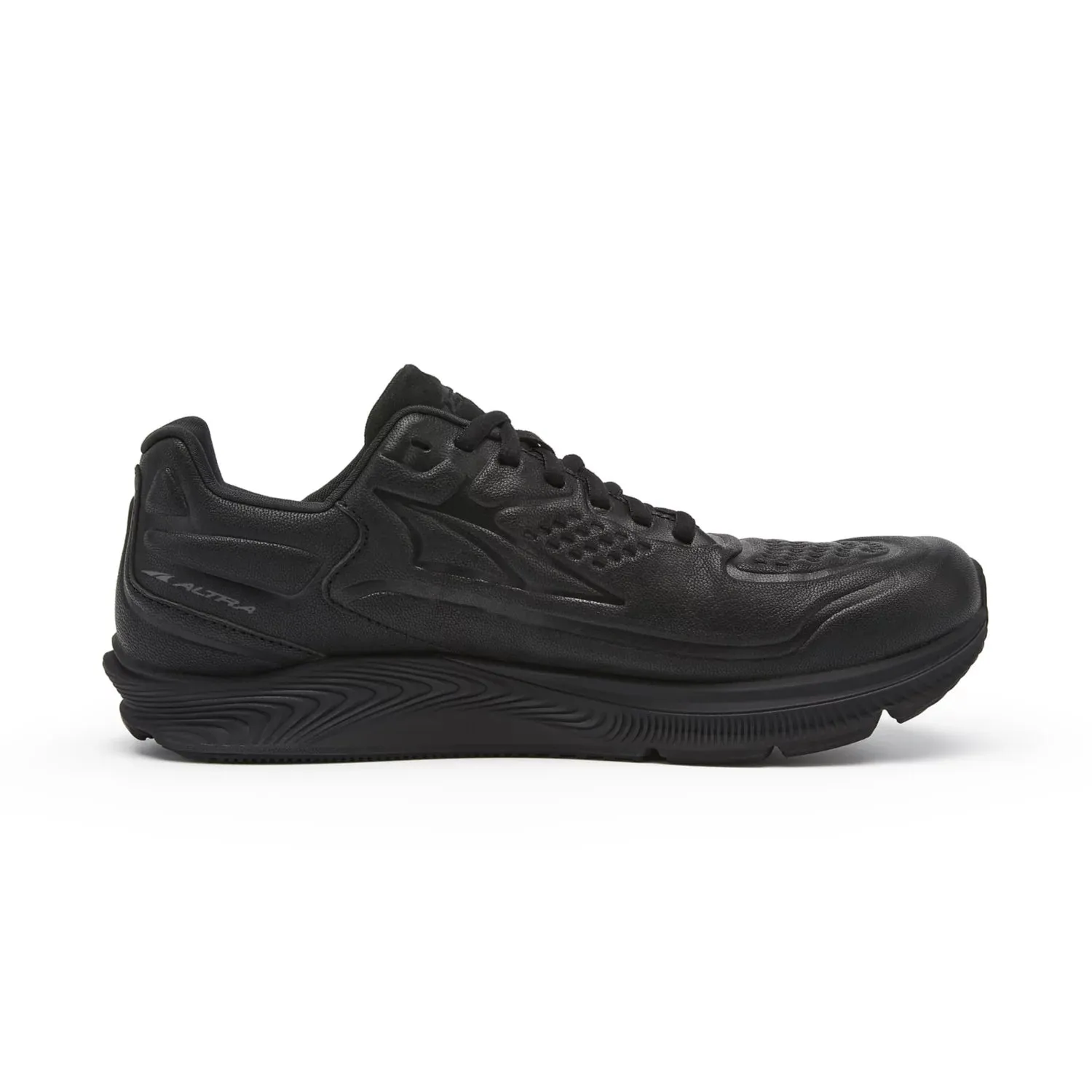 Altra Women's Torin 5 Leather Slip-Resistant Black sold by Orleans Shoe Co.