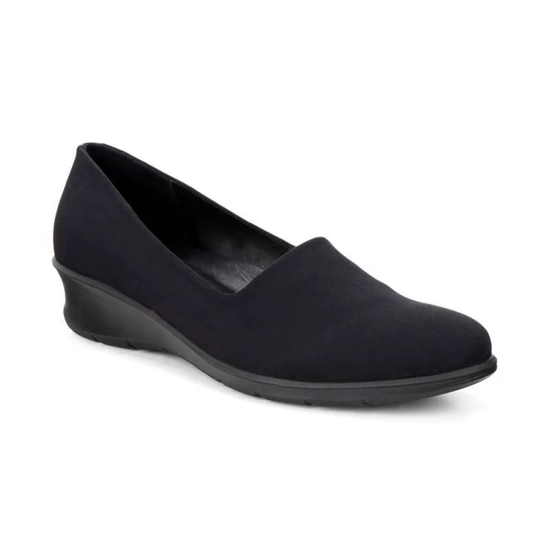 Ecco Women's Felicia Black Stretch 21704351052 made by Orleans Shoe Co.