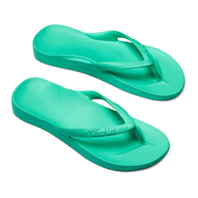 Archie's  Support Flip Flops Mint sold by Orleans Shoe Co.