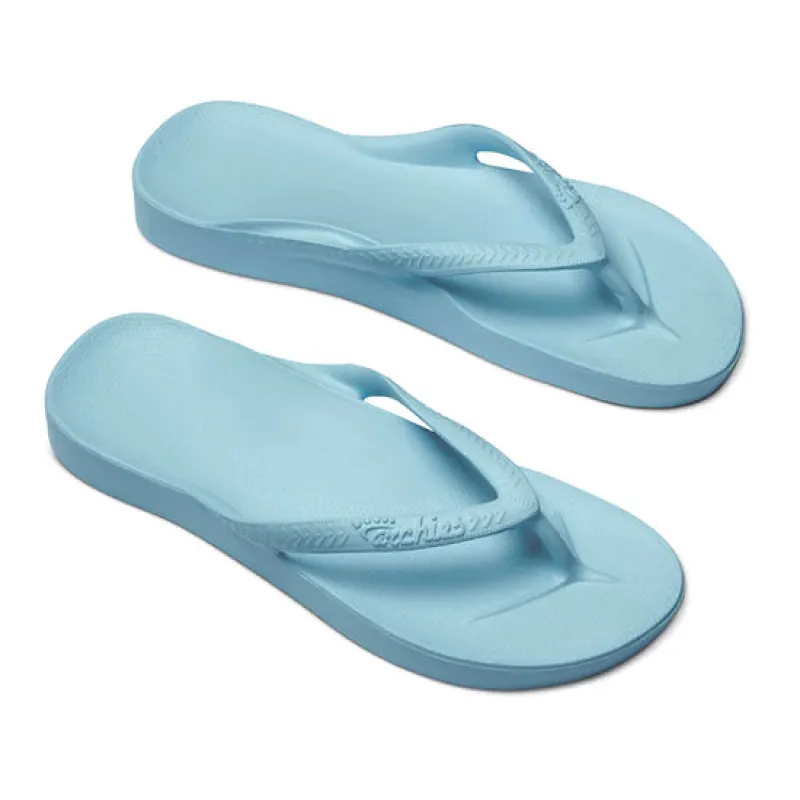 Archie's  Support Flip Flops Sky Blue sold by Orleans Shoe Co.
