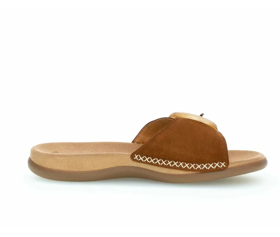 Gabor Women's Pantolette 83.701.18 Brandy sold by Orleans Shoe Co.