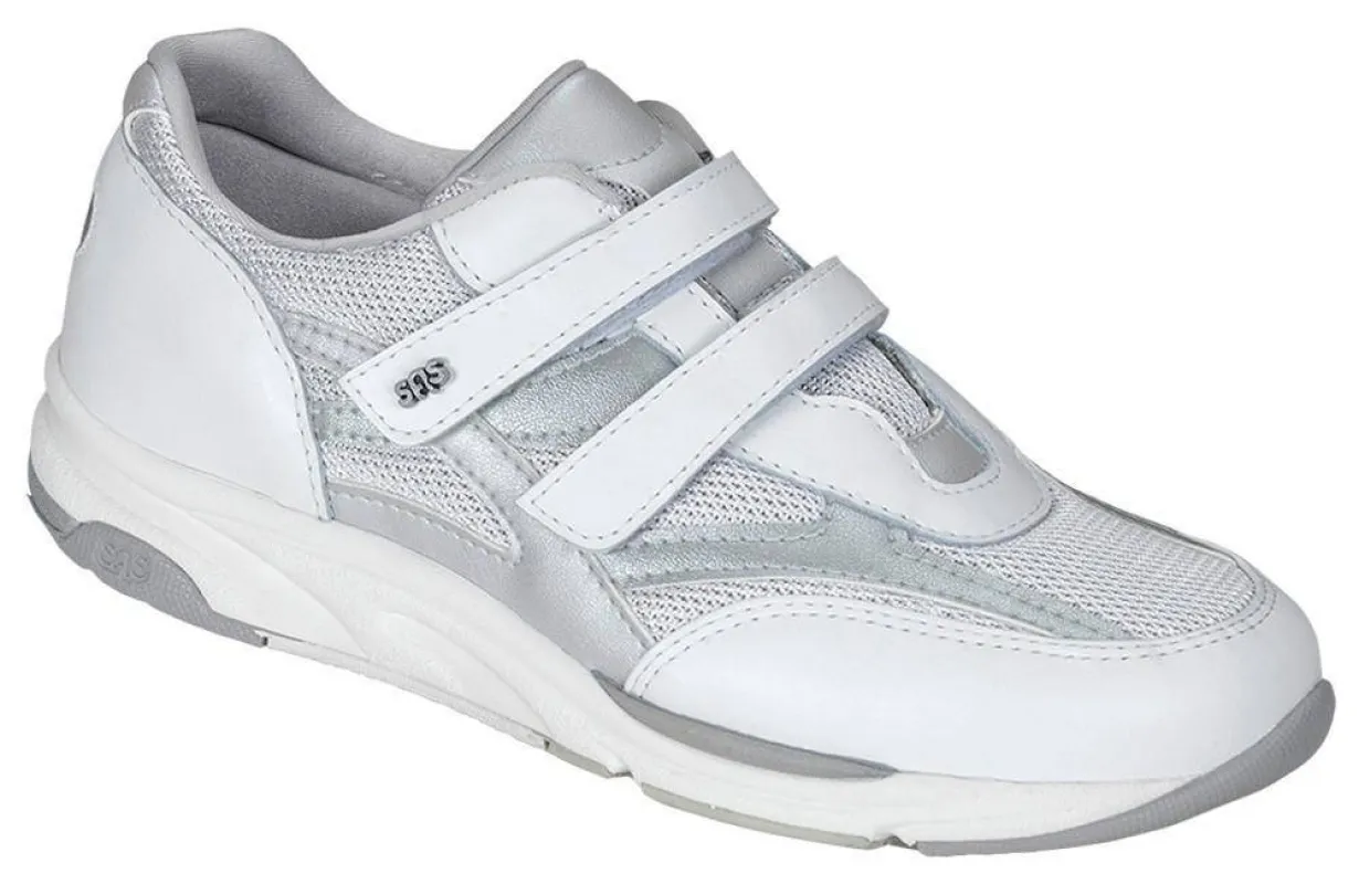 SAS Women's TMV Silver Velcro Walking Shoe sold by Orleans Shoe Co.