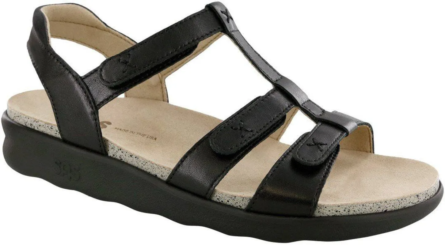 SAS Women's Sorrento Black Sandal sold by Orleans Shoe Co.