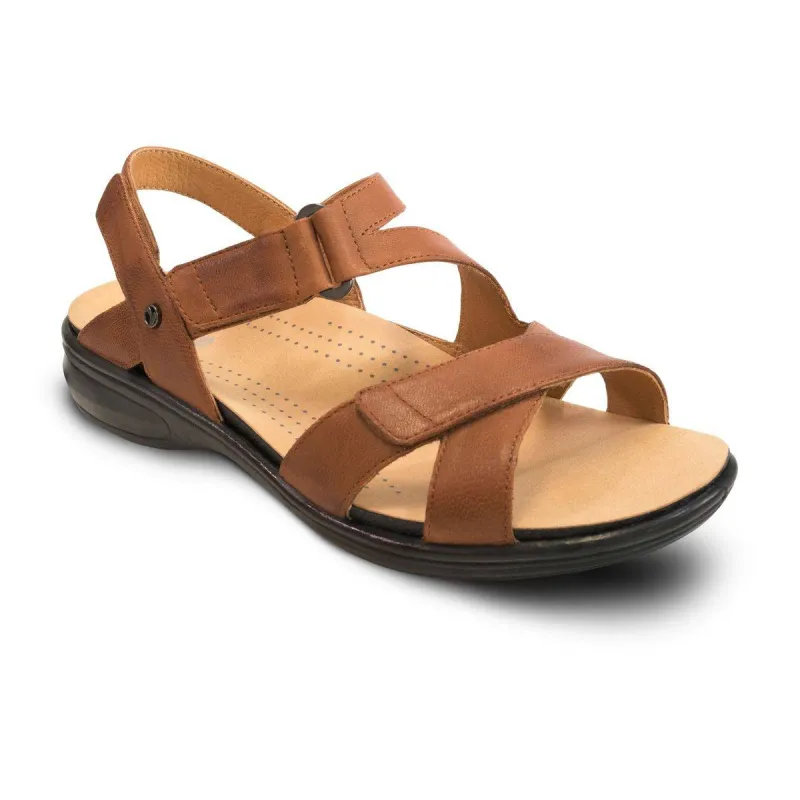 Revere Women's Zanzibar Cognac Sandal sold by Orleans Shoe Co.
