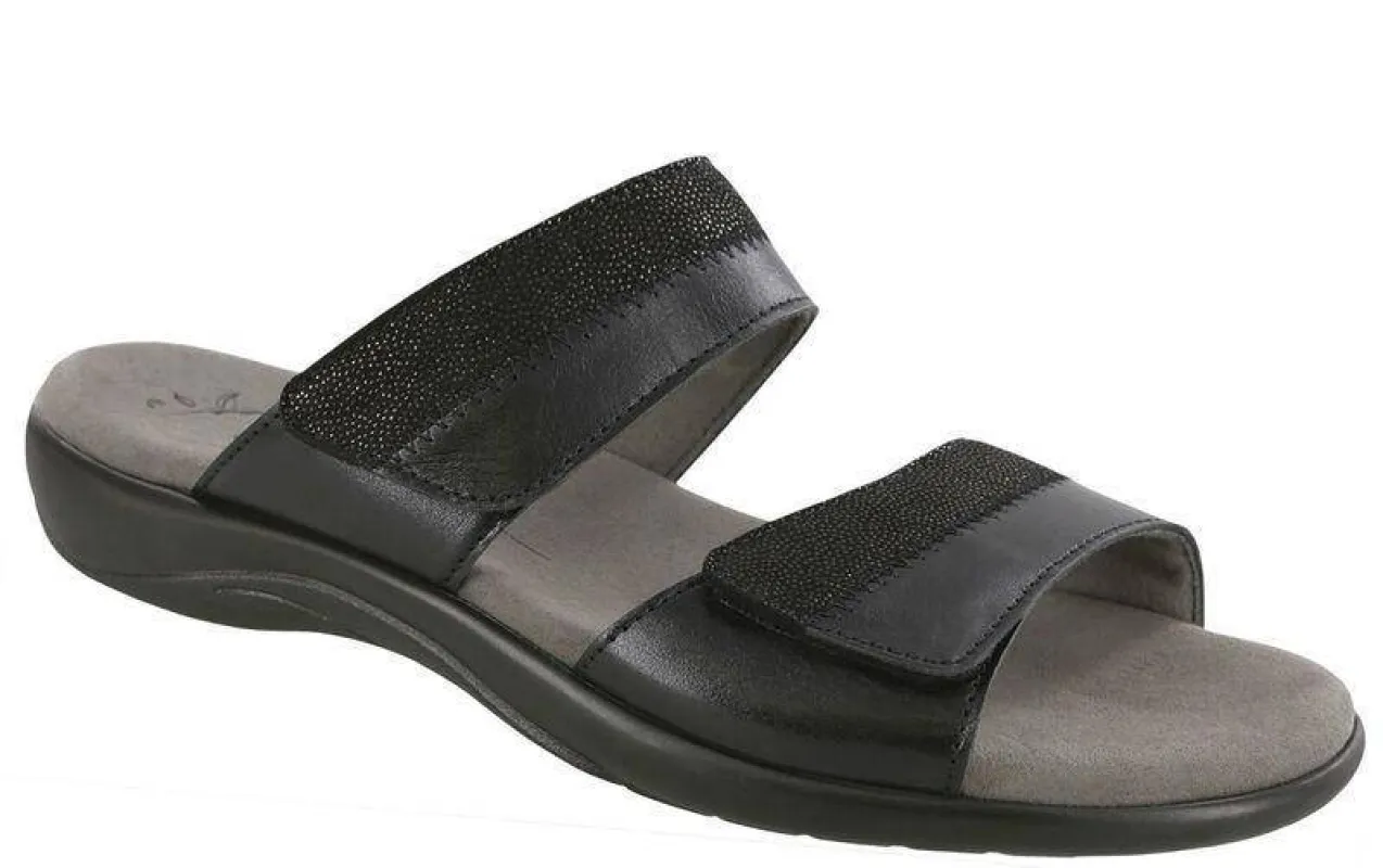 SAS Women's Nudu Slide Midnight Sandal sold by Orleans Shoe Co.