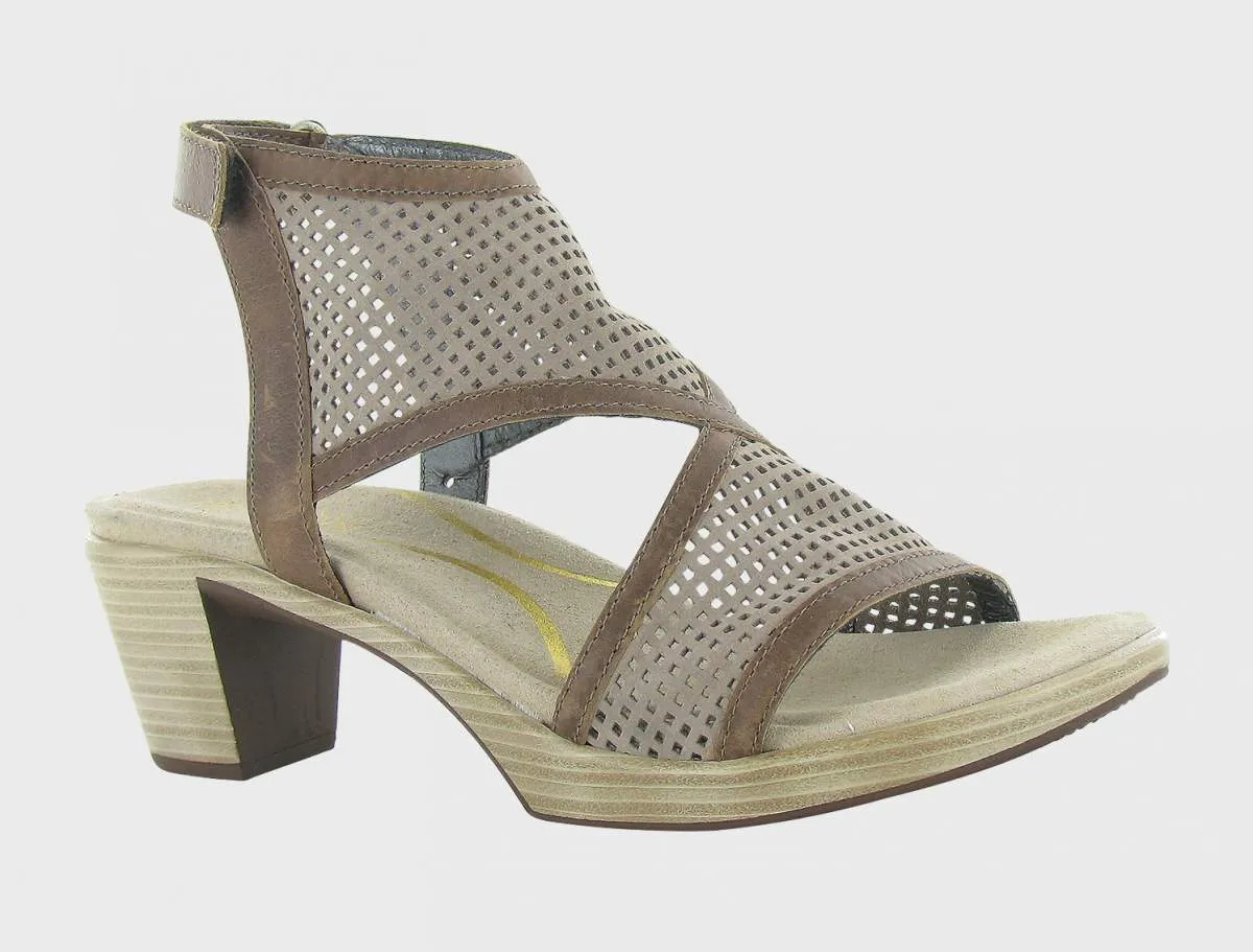 Naot Women's Destiny Perf Stone Nubuck sold by Orleans Shoe Co.