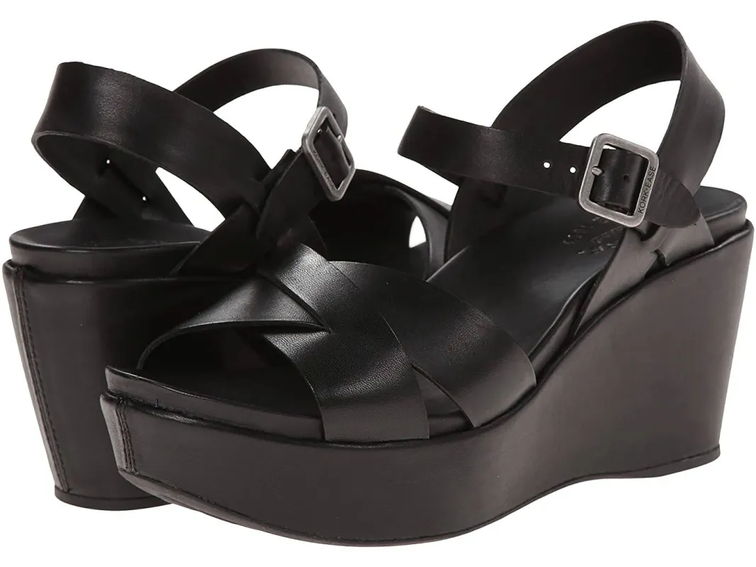 Kork Ease Women's Ava Classic Black Sandal sold by Orleans Shoe Co.