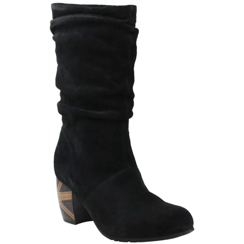 L'amour des Pieds Women's Pamby Black Suede Boot sold by Orleans Shoe Co.