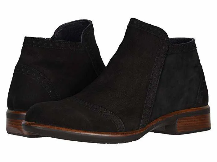 Naot Women's Nefasi Black Velvet Nubuck Boot sold by Orleans Shoe Co. product image thumbnail 2