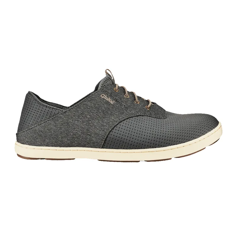 Olukai Men's Nohea Moku Charcoal Clay Sneaker sold by Orleans Shoe Co.