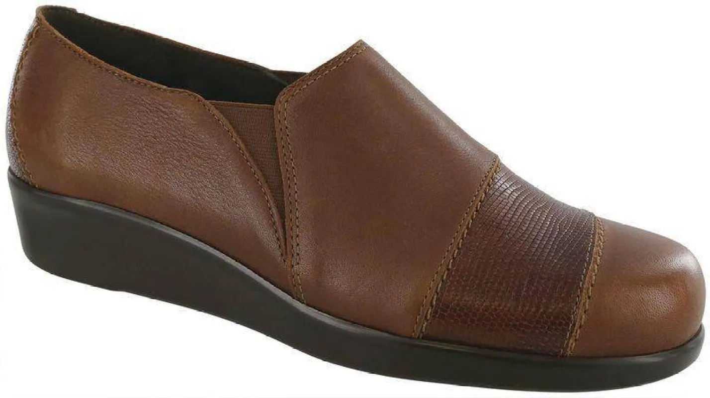 SAS Women's Nora Auburn Lizard Slip-On sold by Orleans Shoe Co.