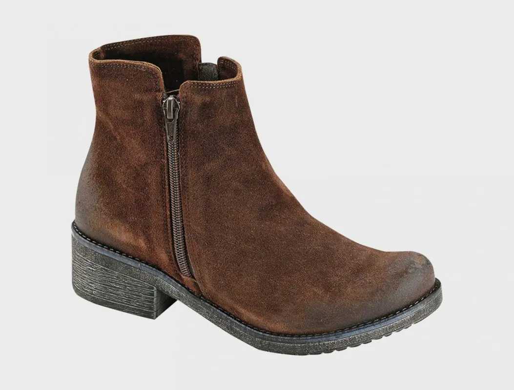 Naot Women's Wander Seal Brown Suede Boots sold by Orleans Shoe Co.