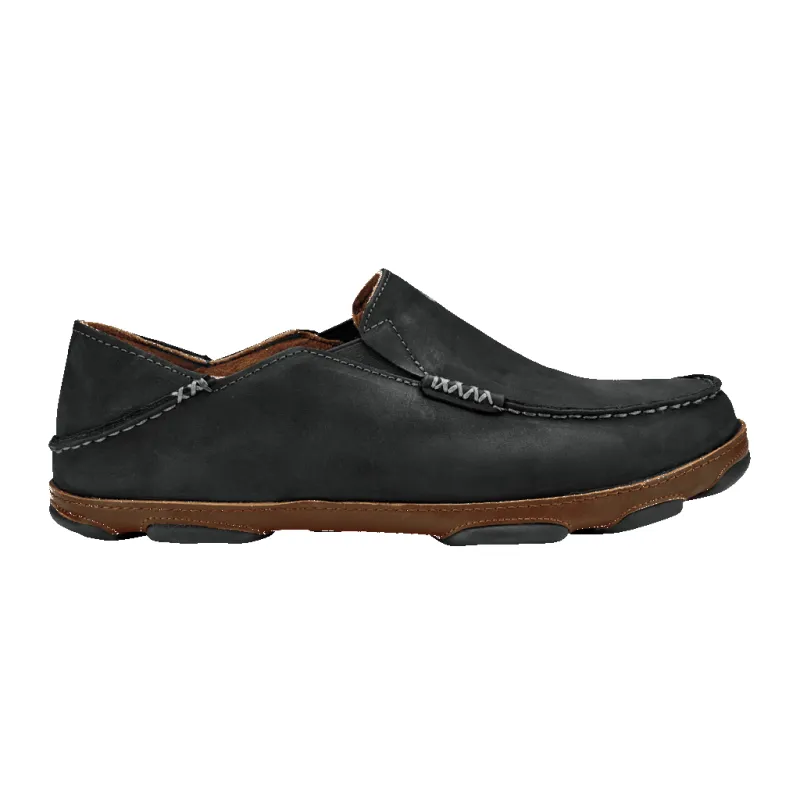 Olukai Men's Moloa Black Toffee Slip-On sold by Orleans Shoe Co.