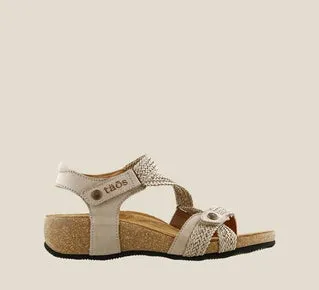 Taos Trulie Wedge Sandal Stone sold by Orleans Shoe Co. product image thumbnail 3