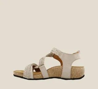 Taos Trulie Wedge Sandal Stone sold by Orleans Shoe Co. product image thumbnail 4