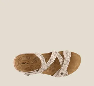 Taos Trulie Wedge Sandal Stone sold by Orleans Shoe Co. product image thumbnail 2