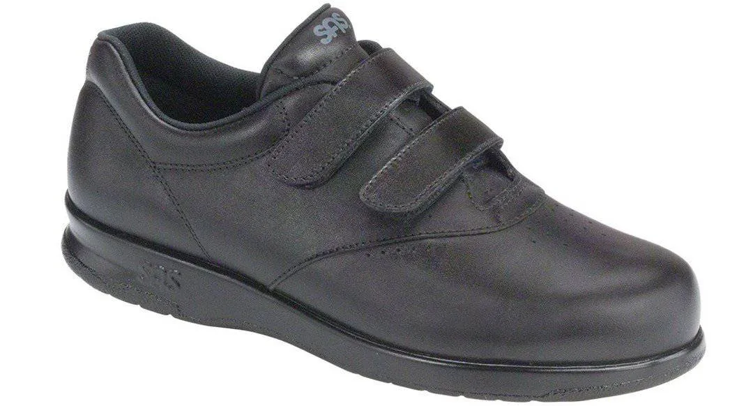 SAS Women's Me Too Black Double Strap Hook and Loop Shoe sold by Orleans Shoe Co.