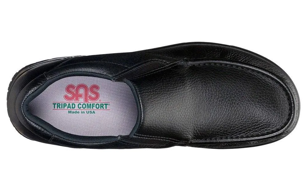 SAS Men's Navigator Black Slip-Resistant Slip-On sold by Orleans Shoe Co. product image thumbnail 4