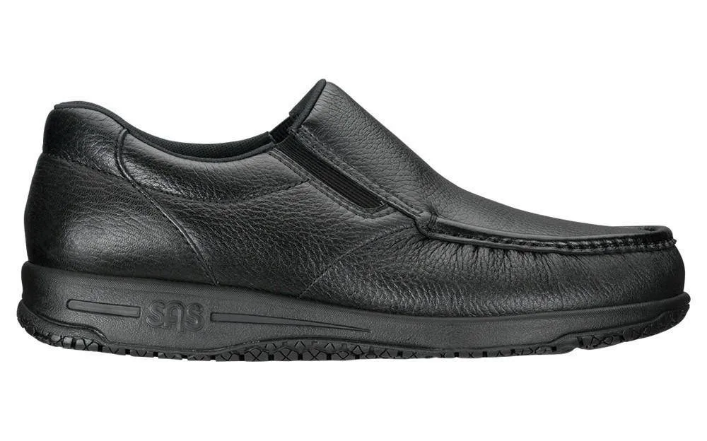 SAS Men's Navigator Black Slip-Resistant Slip-On sold by Orleans Shoe Co. product image thumbnail 3
