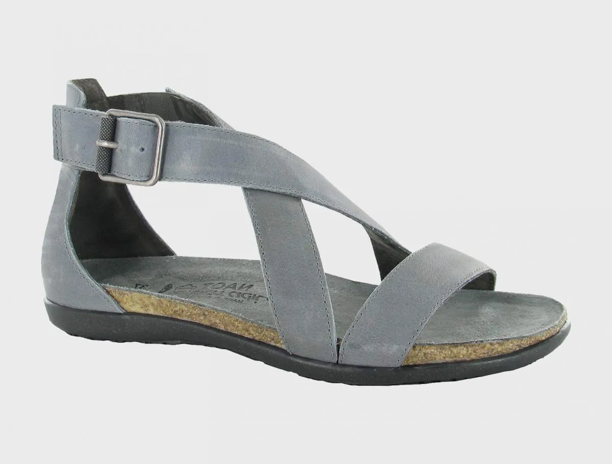 Naot Women's Rianna Vintage Slate Sandal sold by Orleans Shoe Co.