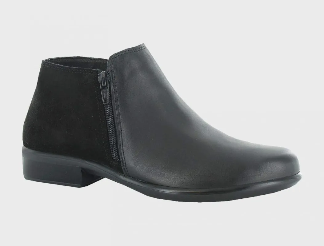 Naot Helm Black Ankle Boot sold by Orleans Shoe Co.
