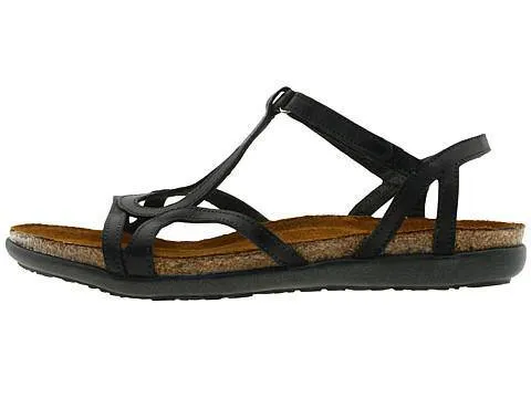 Naot Women's Dorith Gladiator Sandal Black Raven Leather sold by Orleans Shoe Co. product image thumbnail 4