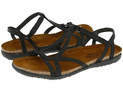 Naot Women's Dorith Gladiator Sandal Black Raven Leather sold by Orleans Shoe Co. product image thumbnail 2