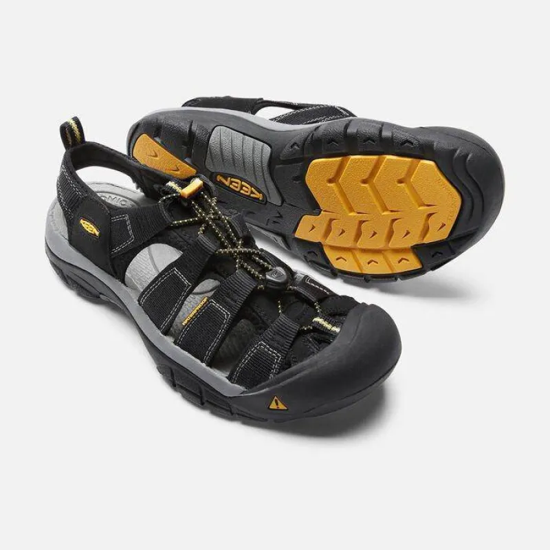 Keen Men's Newport H2 Black Sandal sold by Orleans Shoe Co.