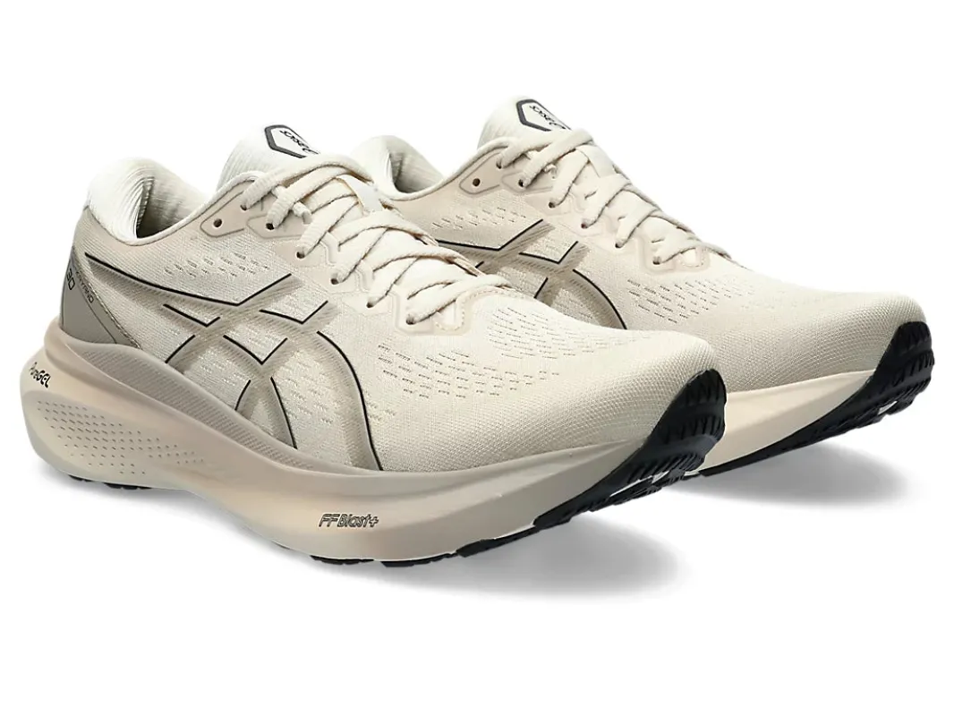 Asics Men’s Gel Kayano 30 Oatmeal Black sold by Orleans Shoe Co.