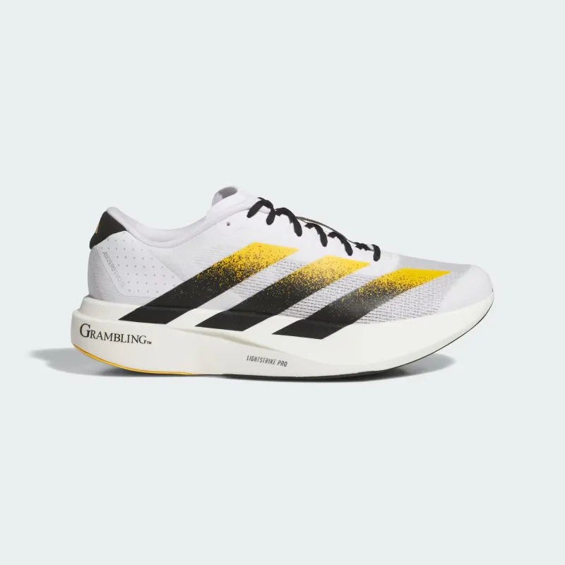 Adidas Unisex Grambling St Tigers Adizero Evo SL Cloud White Core Black Colleg Gold JQ4575 made by Adidas