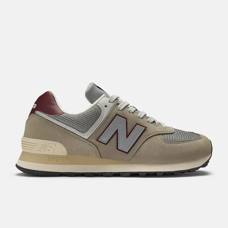 New Balance Unisex U574SKB Brown Red sold by Orleans Shoe Co.
