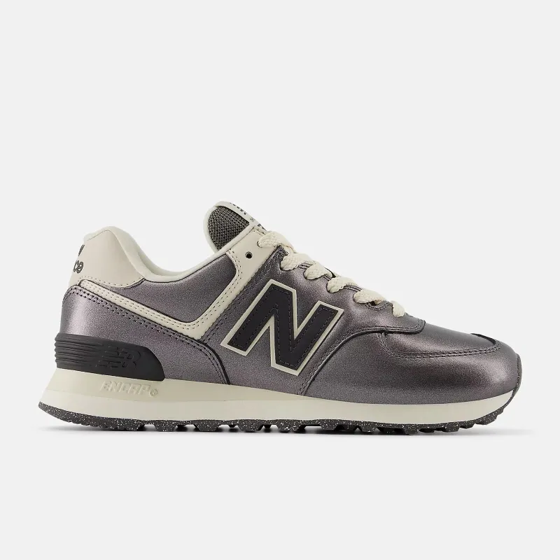 New Balance Women's WL574MGS Brown Black sold by Orleans Shoe Co.