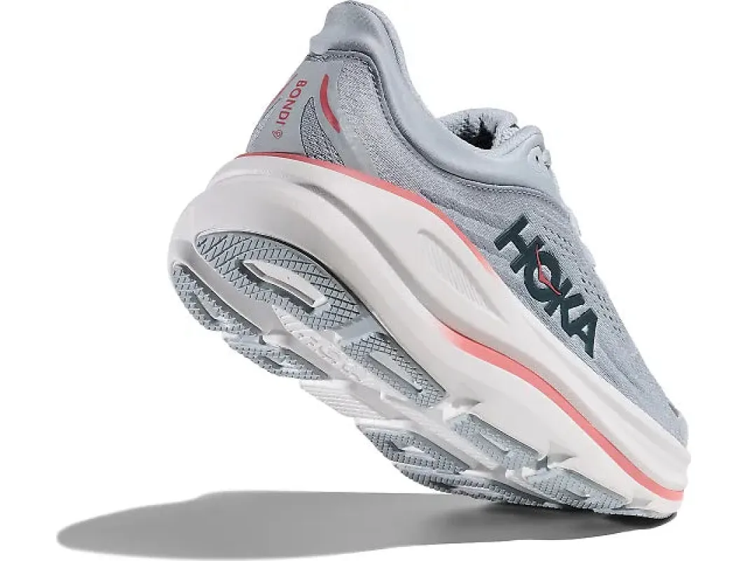 Hoka Women's Bondi 9 Mineral Blue Washed Blue sold by Orleans Shoe Co.