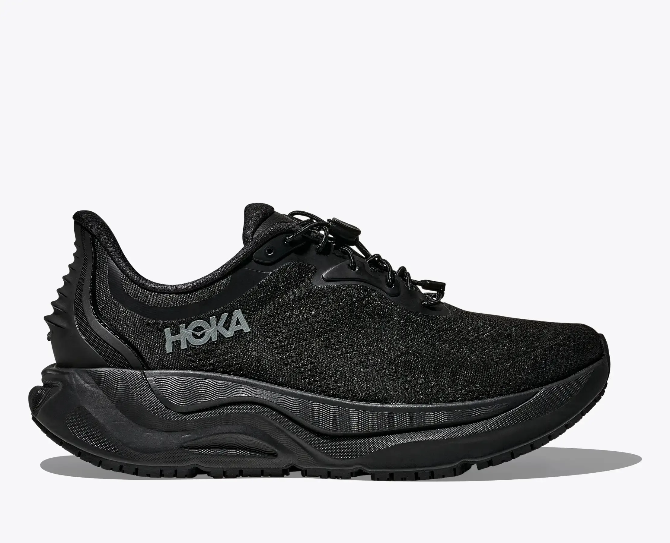 Hoka Women's Arahi Slip Resistant Black Black sold by Orleans Shoe Co. product image thumbnail 2