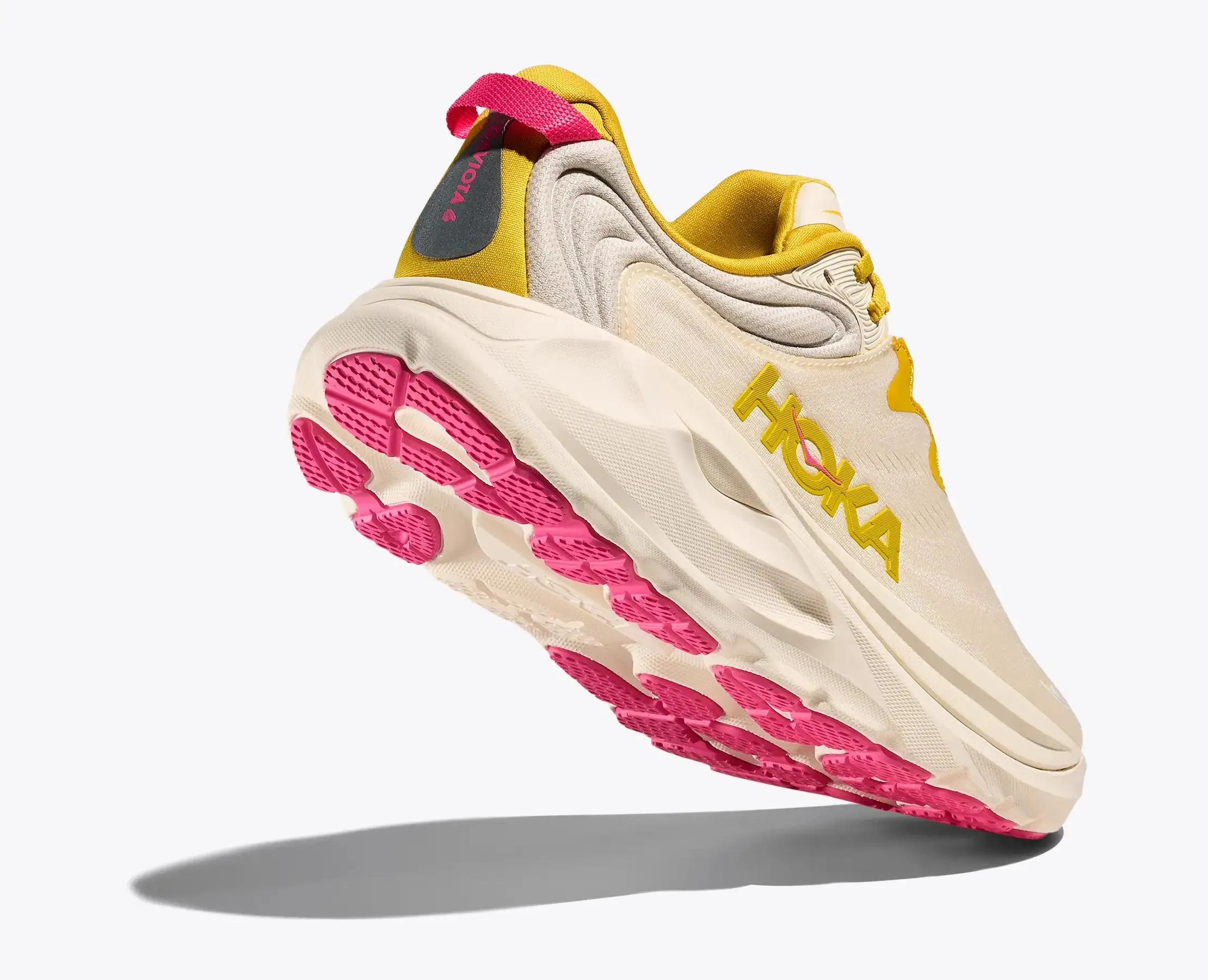 Hoka Women's Gaviota 6 Birch Yellow Gold sold by Orleans Shoe Co.