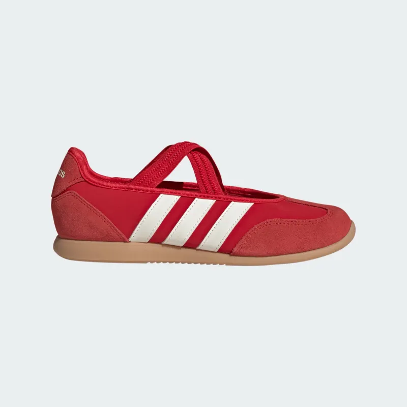 Adidas Women's Barreda Mary Jane Better Scarlet Off White Gum 3 HQ7398 sold by Orleans Shoe Co.