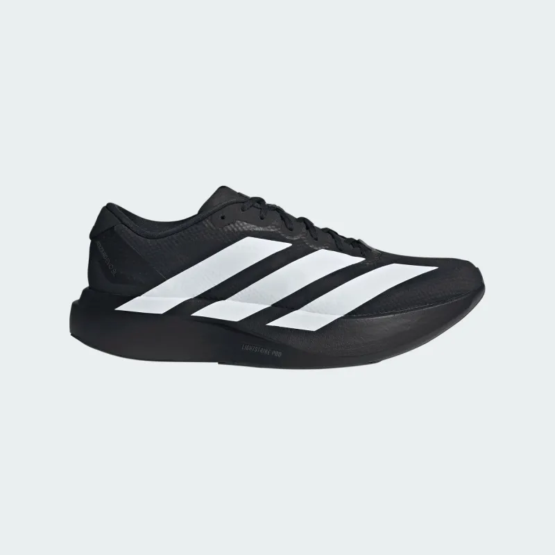 Adidas Men's Adizero EVO SL Woven Black White Carbon JR4728 sold by Orleans Shoe Co.