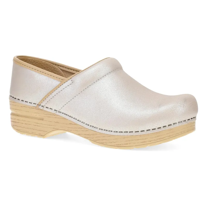 Dansko Women's Professional Clog Pearl Metallic sold by Orleans Shoe Co.