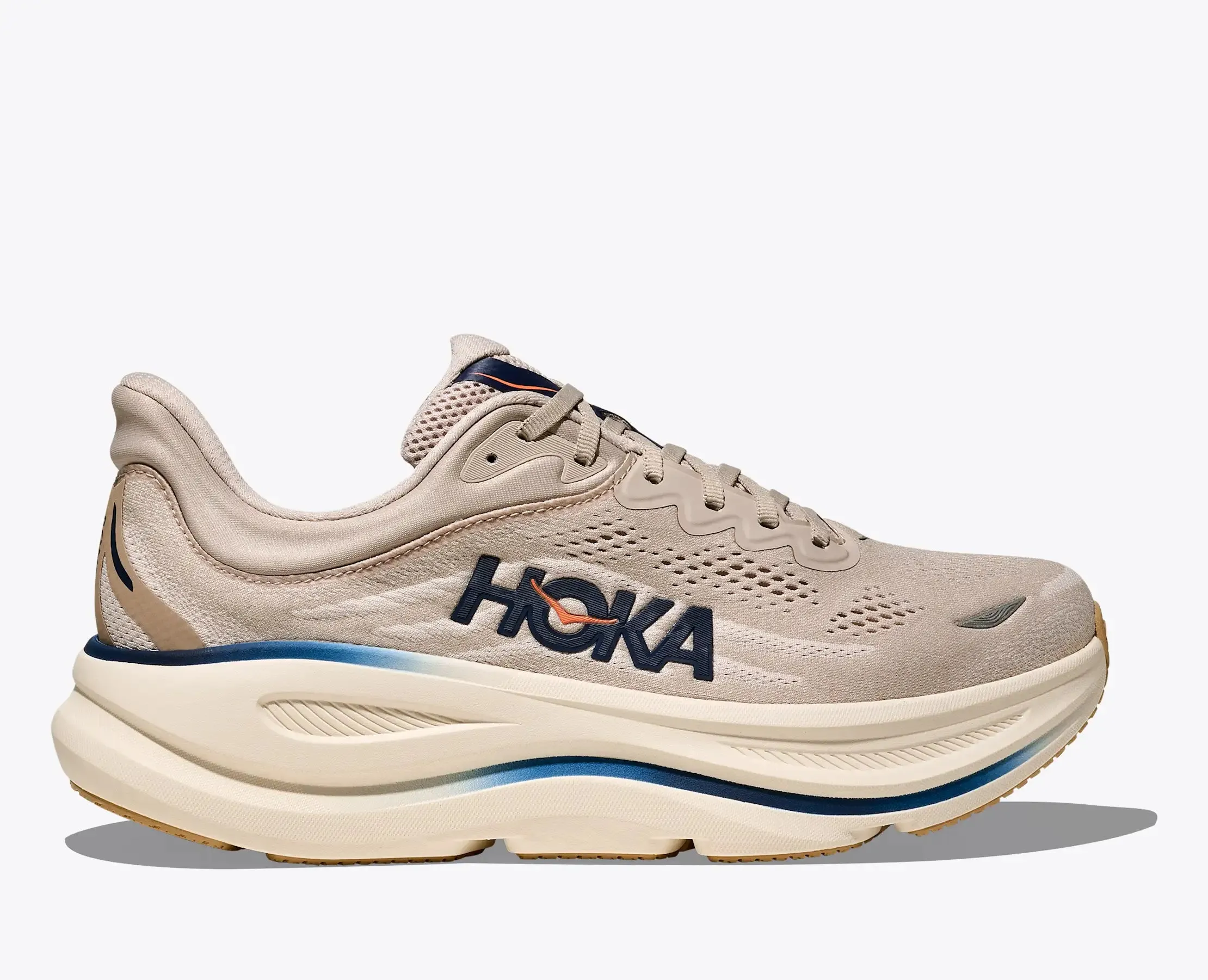 Hoka Men's Bondi 9 Stucco Grout sold by Orleans Shoe Co. product image thumbnail 2