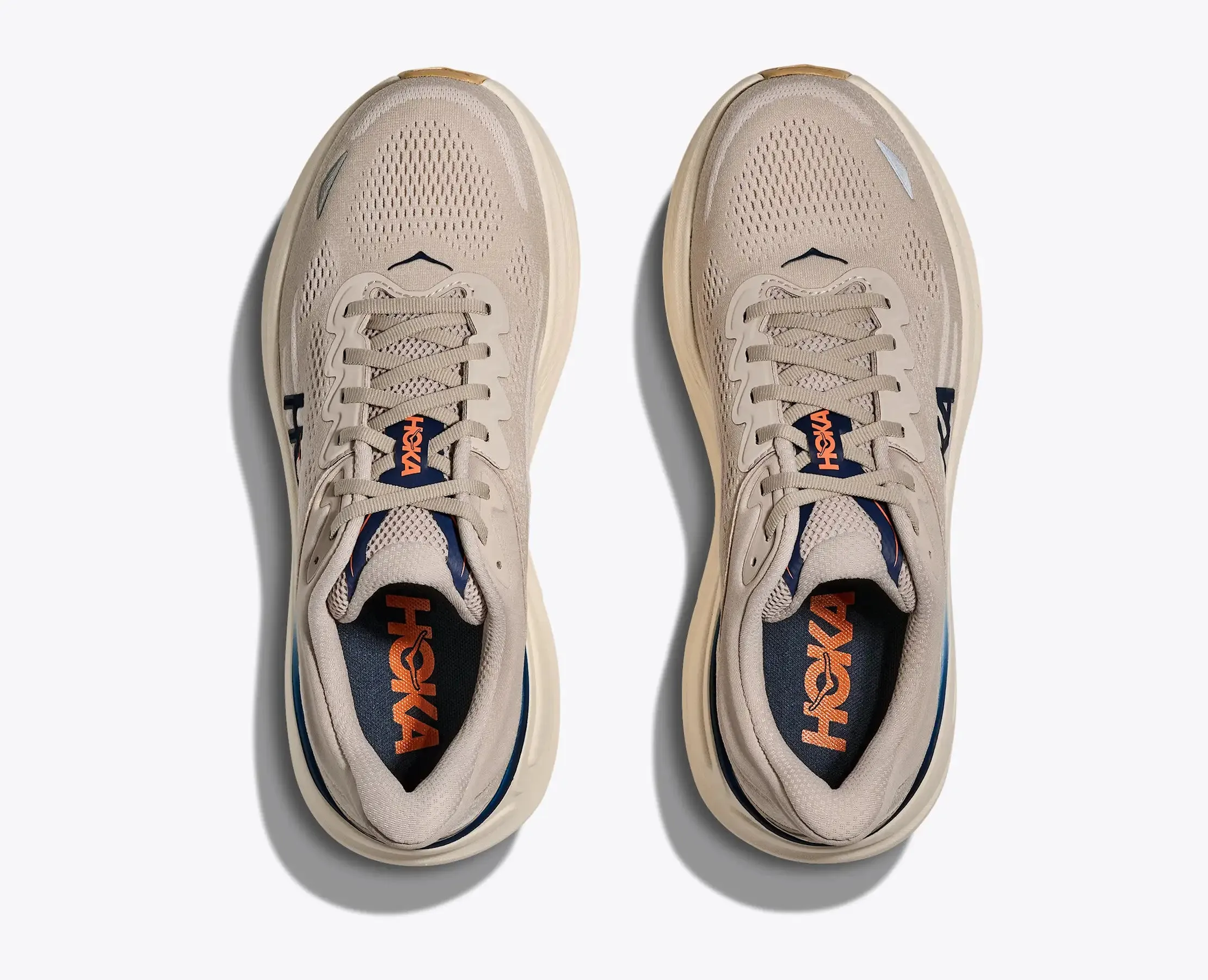 Hoka Men's Bondi 9 Stucco Grout sold by Orleans Shoe Co. product image thumbnail 4