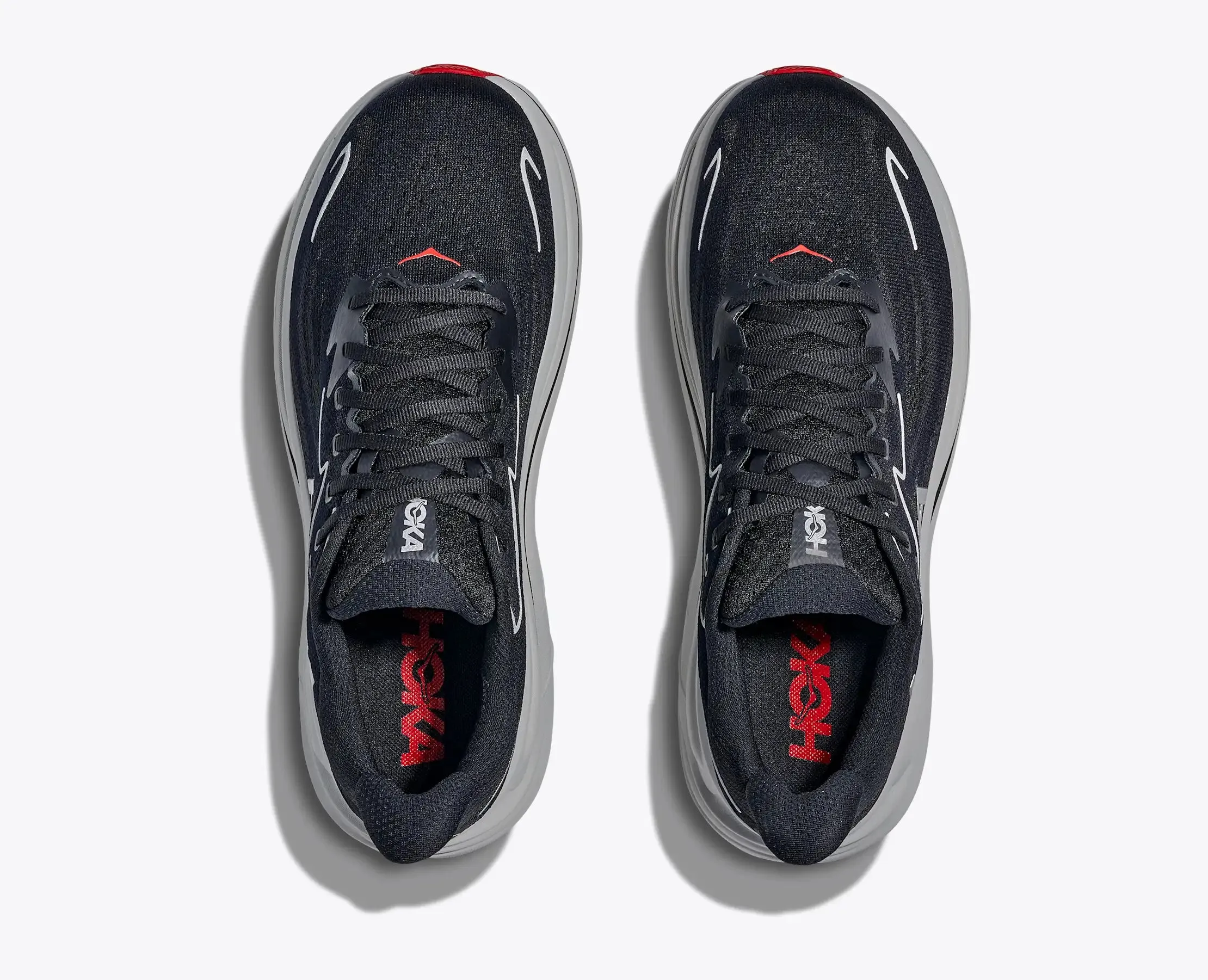 Hoka Men's Clifton 10 Black Silver sold by Orleans Shoe Co. product image thumbnail 4