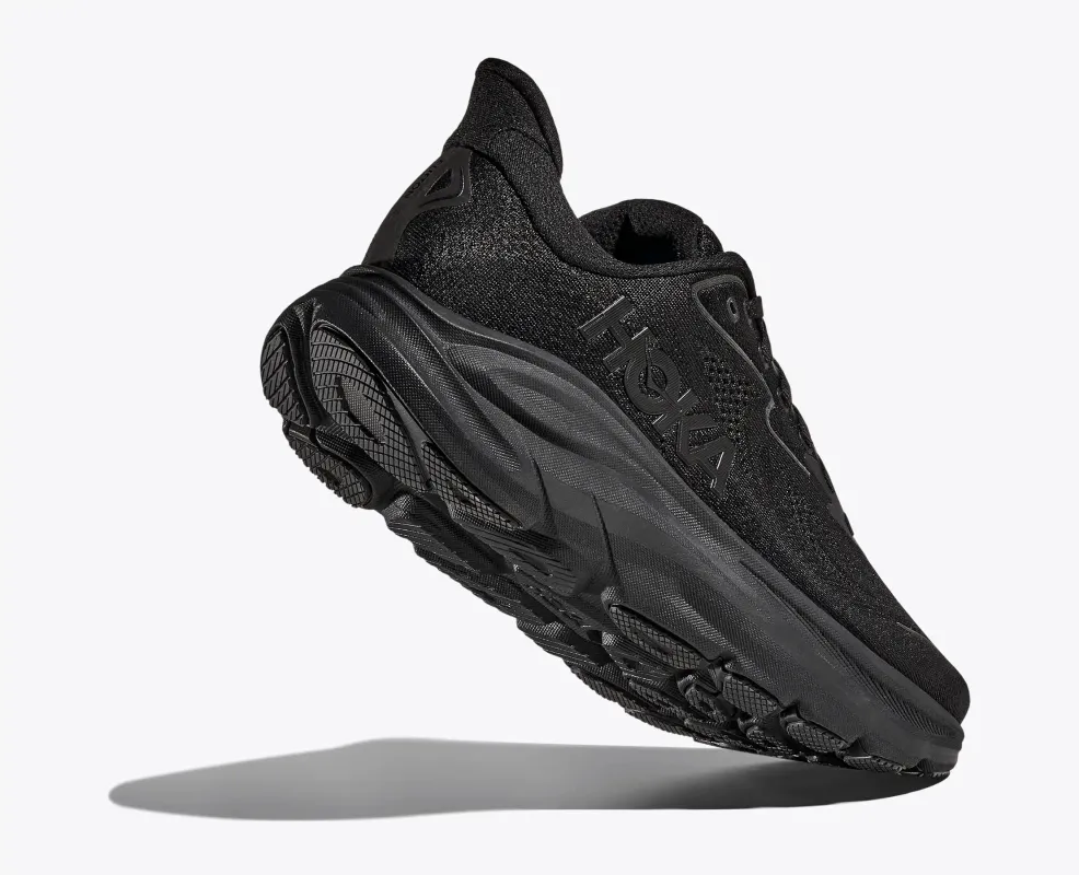 Hoka Women's Clifton 10 Black Black sold by Orleans Shoe Co.