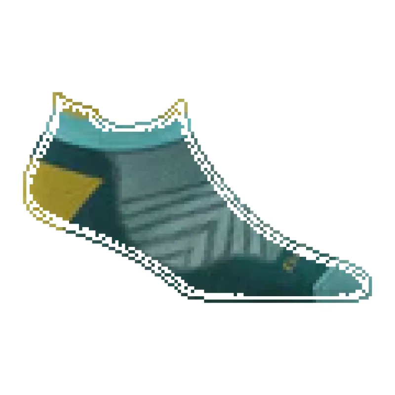 Darn Tough Vermont Women's Run No Show Tab Cushioned Ultra Lightweight Running Socks Teal 1047 sold by Orleans Shoe Co.