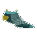 Darn Tough Vermont Women's Run No Show Tab Cushioned Ultra Lightweight Running Socks Teal 1047 sold by Orleans Shoe Co.