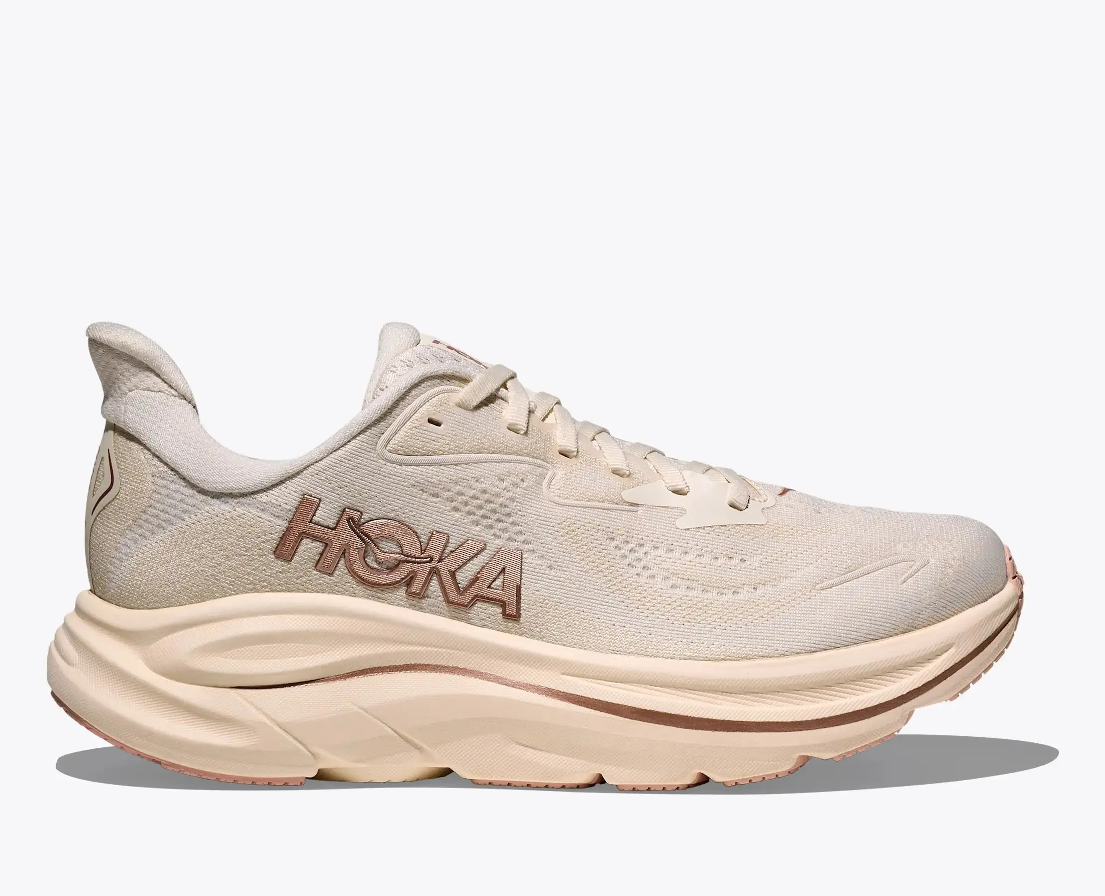 Hoka Women's Clifton 10 Alabaster Rose Gold sold by Orleans Shoe Co. product image thumbnail 2